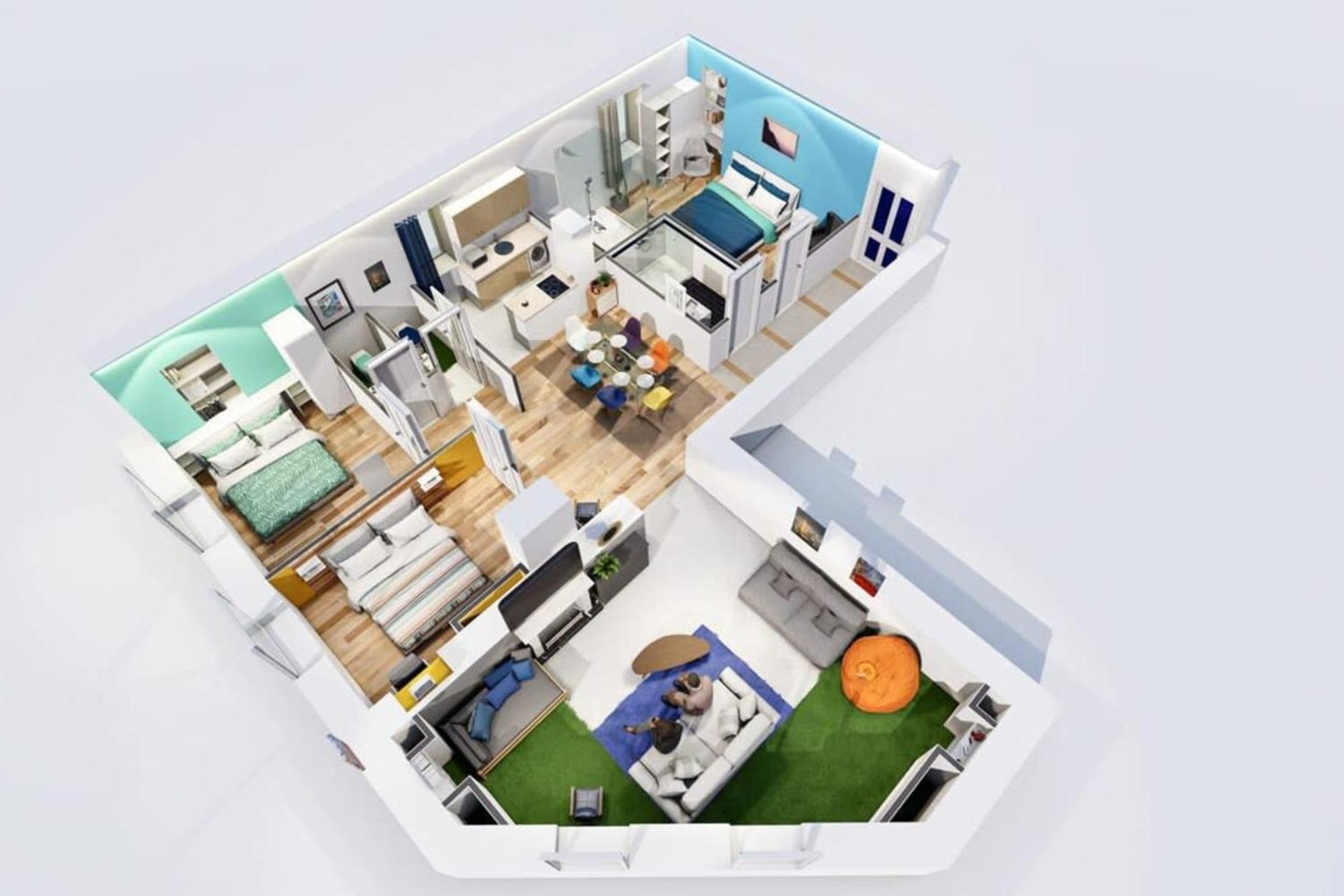 The Big Flat - Hypercentre - Car Park - Virtual Tour Apartment Nice Ngoại thất bức ảnh